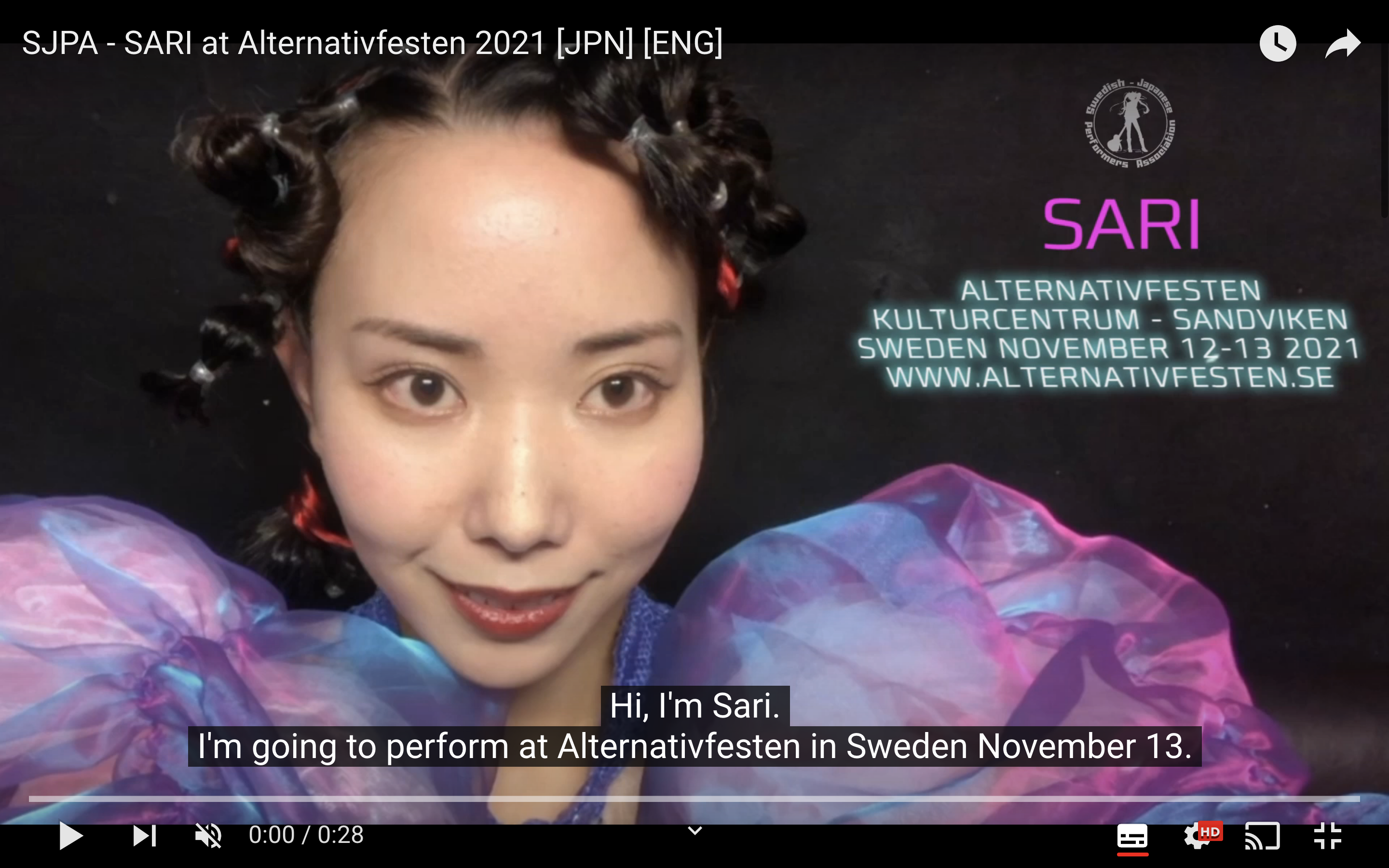 SARI welcomes you to Alternativfesten!