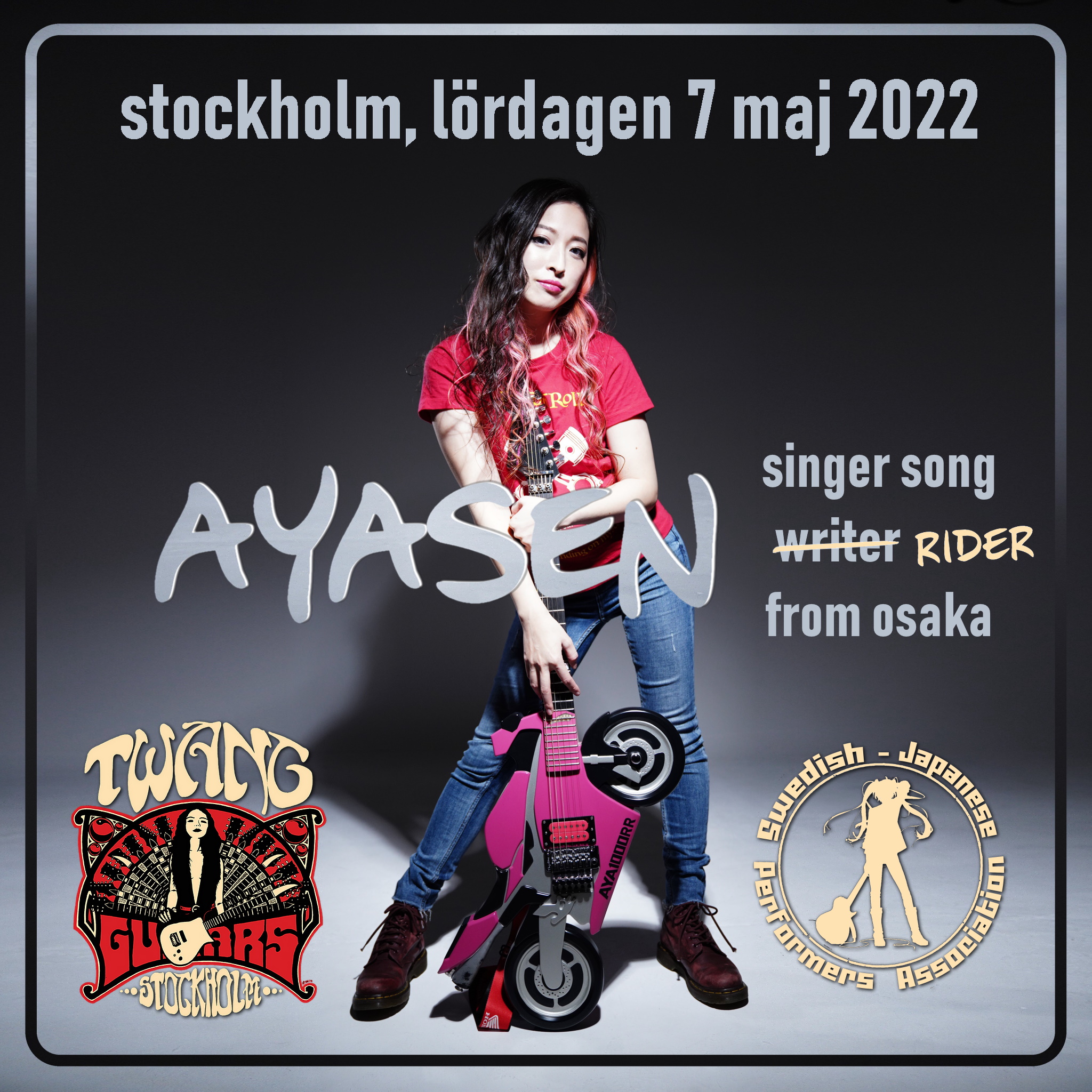 AYASEN – 10 år som artist – Twang Guitars Café den 7 maj 2022
